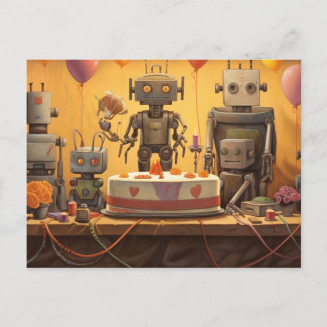 Convite de aniversário Divertido #13 (Frente)