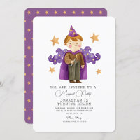 Convite de Aniversário do Assistente de Magia de A