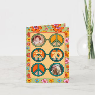 Convite de Aniversário do Boomer do Bebê Hippie