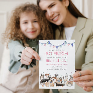 Convite de Aniversário do Cachorrinho Tão Fofinho