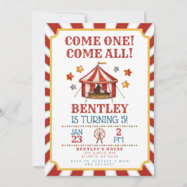 Convite de Aniversário do Carnaval