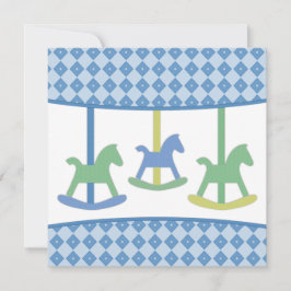 Convite de aniversário do carrossel