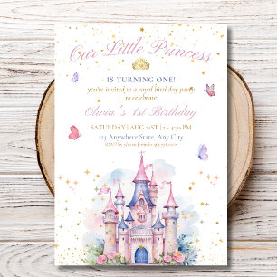 Convite de Aniversário do Castelo da Princesa Real