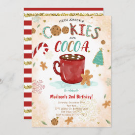 Convite de aniversário do Cookie