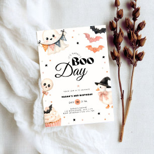 Convite de Aniversário do Dia das Bruxas Boo Day