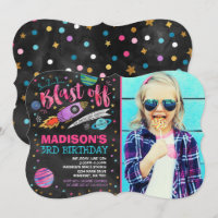 Convite de Aniversário do Espaço Festa Exterior