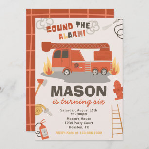 Convite de Aniversário do Firecaminhão   Aniversár