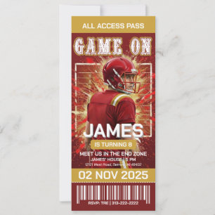 Convite de Aniversário do Futebol de São Francisco