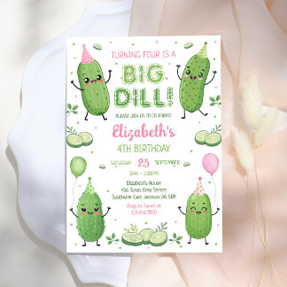 Convite de Aniversário do Grande Dill Pickle