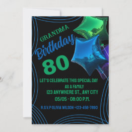 Convite de Aniversário do GRANDMA