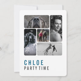 Convite de Aniversário do Great Dane