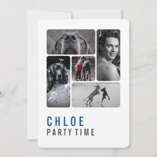 Convite de Aniversário do Great Dane