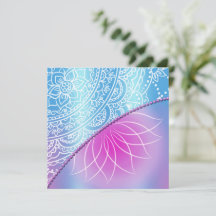 Convite de Aniversário do Lace & Pearl