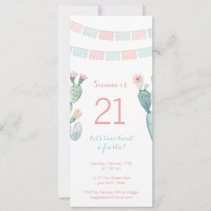 Convite de aniversário do Marco Mexicano para a ga