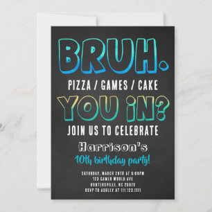 Convite de Aniversário do Menino da Festa de Anive