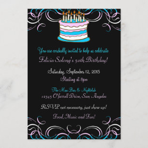 Convite de aniversário do orgulho do Transgender