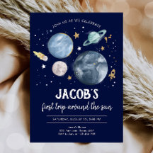 Convite de Aniversário do Outono Menino