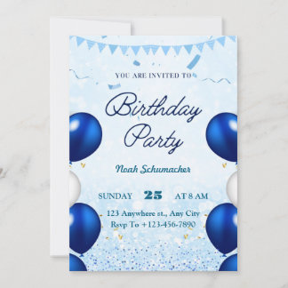 Convite de Aniversário do Partido