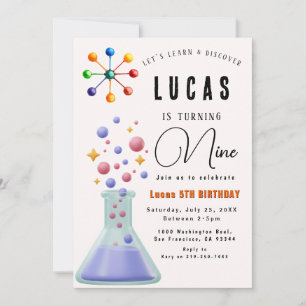 Convite de Aniversário do Partido da Ciência