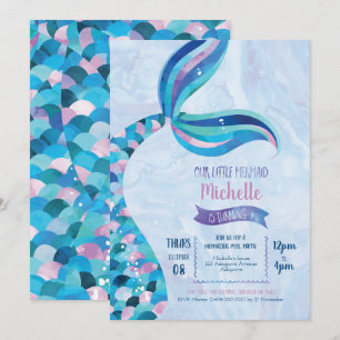 Convite de Aniversário do Partido da Piscina Serei