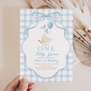 Convite de Aniversário do Patinho Silly Verde