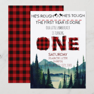 Convite de Aniversário do Pequeno Lenhador - Xadre