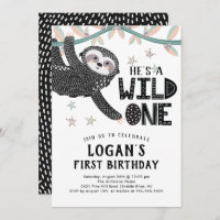 Convite de aniversário do primeiro aniversario Slo