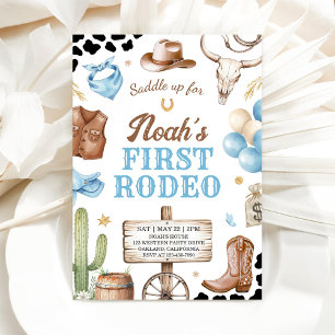 Convite de Aniversário do Primeiro Rodeio do Oeste