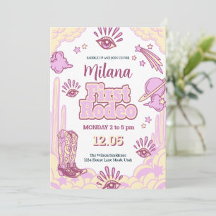 Convite de Aniversário do Primeiro Rodeio Ocidenta