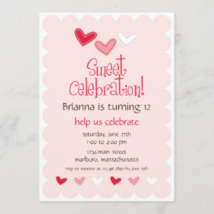 Convite de aniversário do querido