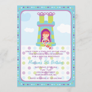 Convite de Aniversário do Rapunzel