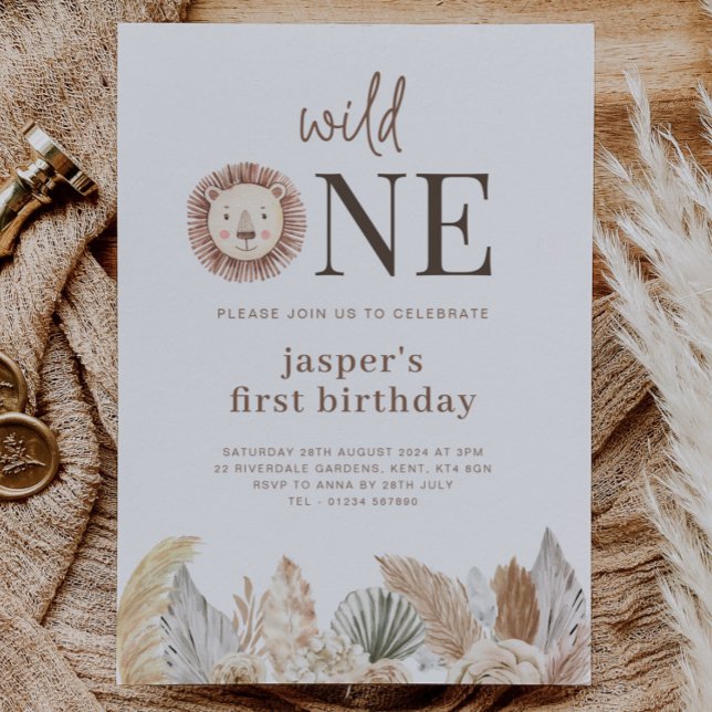 Convite de Aniversário do Selvagem Neutro (Criador carregado)