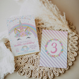 Convite de Aniversário do Unicórn, Convite do Part