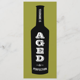 Convite de aniversário do Vinho