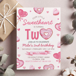 Convite de Aniversário Dois Doce