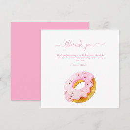 Convite de Aniversário Donuts Sweet One, Donuts Ro