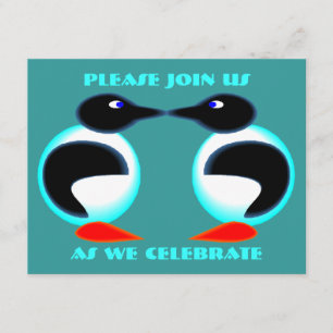 CONVITE DE ANIVERSÁRIO DOS PINGUINS DO CASAL DA NE