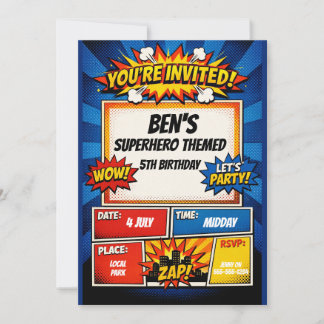 CONVITE DE ANIVERSÁRIO DOS SUPER MENINOS