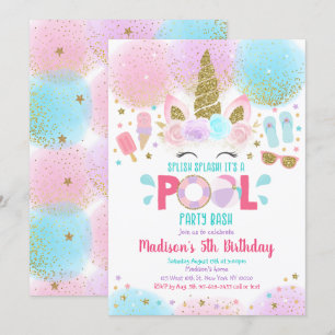 Convite de Aniversário Dourado do Partido da Pisc