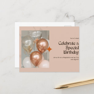 Convite de Aniversário Elegante ✨