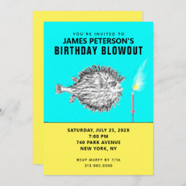 Convite de Aniversário Engraçado