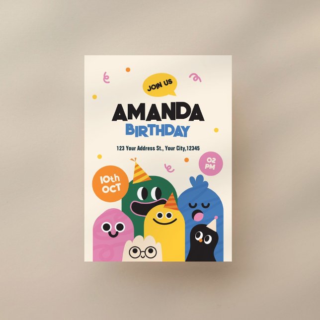 Convite de Aniversário Engraçado para Portas (Criador carregado)