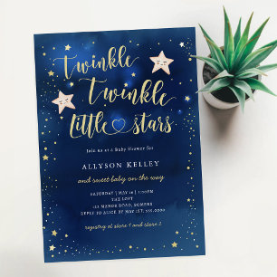 Convite de Aniversário Estrelinhas Brilhantes