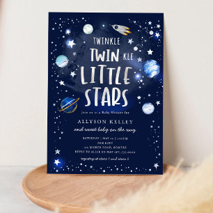 Convite de Aniversário Estrelinhas Brilhantes