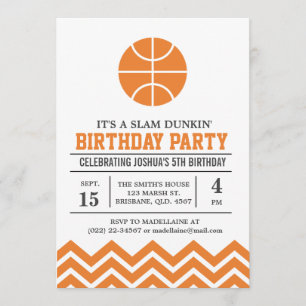 Convite de aniversário feito sob encomenda de