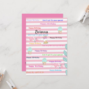 Convite de Aniversário Feliz para Cupcakes FUN