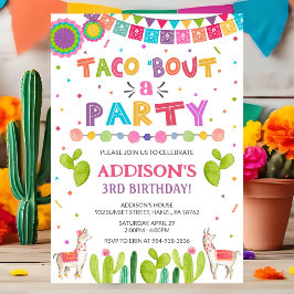 Convite de Aniversário Fiesta | Taco Bout