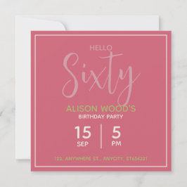 Convite de Aniversário Floral | Cartão Personaliza