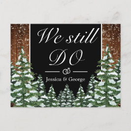 Convite de Aniversário Floresta Nevada Ainda Fazem