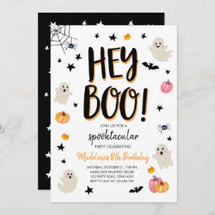 Convite de aniversário Ghost Halloween